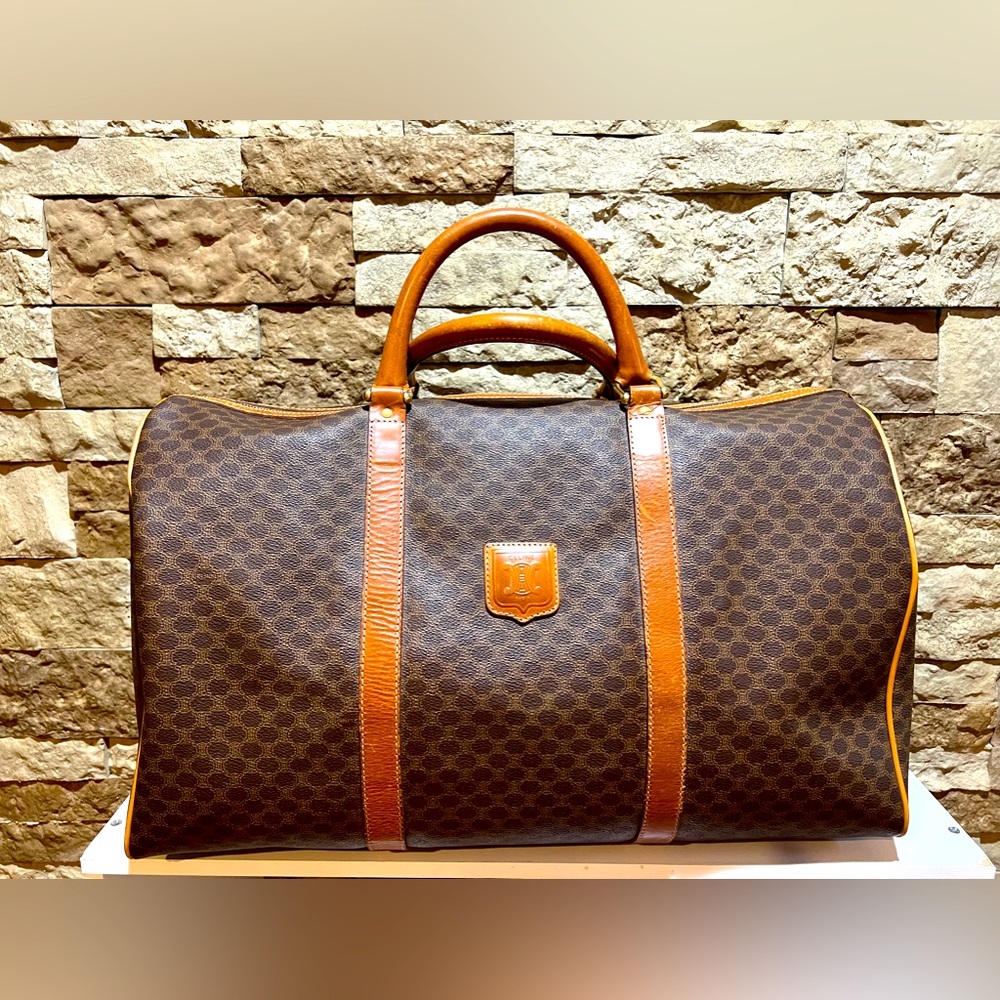 Authenticated Cline Celine Macadam Pattern Hand B… - image 1